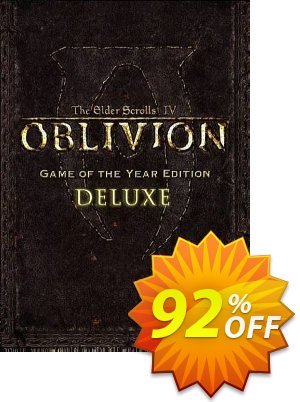 The Elder Scrolls IV: Oblivion - Game of the Year Edition Deluxe PC (GOG) discount coupon The Elder Scrolls IV: Oblivion - Game of the Year Edition Deluxe PC (GOG) Deal 2024 CDkeys - The Elder Scrolls IV: Oblivion - Game of the Year Edition Deluxe PC (GOG) Exclusive Sale offer 