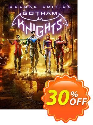 Gotham Knights: Deluxe PC offering deals Gotham Knights: Deluxe PC Deal 2024 CDkeys. Promotion: Gotham Knights: Deluxe PC Exclusive Sale offer 