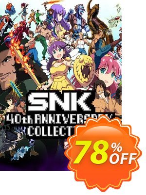 SNK 40th ANNIVERSARY COLLECTION PC割引コード・SNK 40th ANNIVERSARY COLLECTION PC Deal 2024 CDkeys キャンペーン:SNK 40th ANNIVERSARY COLLECTION PC Exclusive Sale offer 