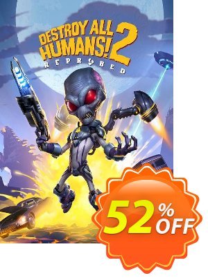 Destroy All Humans! 2 - Reprobed PC offering deals Destroy All Humans! 2 - Reprobed PC Deal 2024 CDkeys. Promotion: Destroy All Humans! 2 - Reprobed PC Exclusive Sale offer 