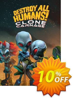 Destroy All Humans! – Clone Carnage PC割引コード・Destroy All Humans! – Clone Carnage PC Deal 2024 CDkeys キャンペーン:Destroy All Humans! – Clone Carnage PC Exclusive Sale offer 