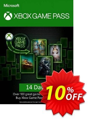14 day Xbox Game Pass Xbox One offering deals 14 day Xbox Game Pass Xbox One Deal 2024 CDkeys. Promotion: 14 day Xbox Game Pass Xbox One Exclusive Sale offer 