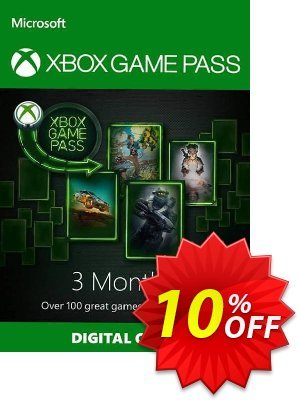 3 Month Xbox Game Pass Xbox One offering deals 3 Month Xbox Game Pass Xbox One Deal 2024 CDkeys. Promotion: 3 Month Xbox Game Pass Xbox One Exclusive Sale offer 