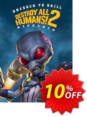 Destroy All Humans! 2 - Reprobed: Dressed to Skill Edition Xbox One/ Xbox Series X|S (WW) Coupon, discount Destroy All Humans! 2 - Reprobed: Dressed to Skill Edition Xbox One/ Xbox Series X|S (WW) Deal 2024 CDkeys. Promotion: Destroy All Humans! 2 - Reprobed: Dressed to Skill Edition Xbox One/ Xbox Series X|S (WW) Exclusive Sale offer 