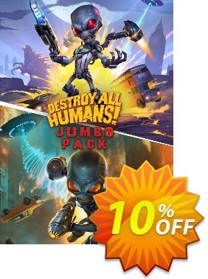 Destroy All Humans! 2 - Jumbo Pack Xbox One/ Xbox Series X|S (WW) 프로모션 코드 Destroy All Humans! 2 - Jumbo Pack Xbox One/ Xbox Series X|S (WW) Deal 2024 CDkeys 프로모션: Destroy All Humans! 2 - Jumbo Pack Xbox One/ Xbox Series X|S (WW) Exclusive Sale offer 