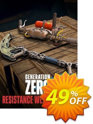 Generation Zero - Resistance Weapons Pack PC - DLC offering sales Generation Zero - Resistance Weapons Pack PC - DLC Deal CDkeys. Promotion: Generation Zero - Resistance Weapons Pack PC - DLC Exclusive Sale offer
