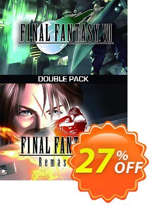 Final Fantasy VII + VIII Double Pack PC discount coupon Final Fantasy VII + VIII Double Pack PC Deal CDkeys - Final Fantasy VII + VIII Double Pack PC Exclusive Sale offer