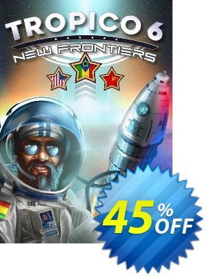 Tropico 6 - New Frontiers PC - DLC Coupon, discount Tropico 6 - New Frontiers PC - DLC Deal CDkeys. Promotion: Tropico 6 - New Frontiers PC - DLC Exclusive Sale offer