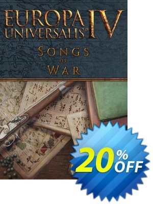 Europa Universalis IV: Songs of War Music Pack PC - DLC offering deals Europa Universalis IV: Songs of War Music Pack PC - DLC Deal CDkeys. Promotion: Europa Universalis IV: Songs of War Music Pack PC - DLC Exclusive Sale offer