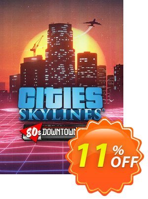 Cities: Skylines - 80&#039;s Downtown Beat PC - DLC优惠券 Cities: Skylines - 80&#039;s Downtown Beat PC - DLC Deal CDkeys