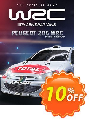 WRC Generations - Peugeot 206 WRC 2002 PC - DLC优惠券 WRC Generations - Peugeot 206 WRC 2002 PC - DLC Deal CDkeys