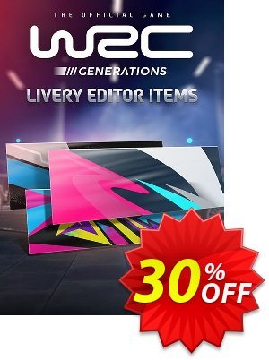 WRC Generations - Livery editor extra items PC - DLC销售折让 WRC Generations - Livery editor extra items PC - DLC Deal CDkeys
