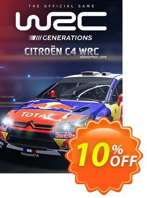 WRC Generations - Citroën C4 WRC 2010 PC - DLC 優惠券，折扣碼 WRC Generations - Citroën C4 WRC 2010 PC - DLC Deal CDkeys，促銷代碼: WRC Generations - Citroën C4 WRC 2010 PC - DLC Exclusive Sale offer