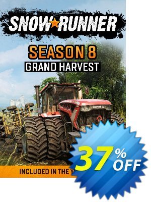 SnowRunner - Season 8: Grand Harvest PC - DLC offering discount SnowRunner - Season 8: Grand Harvest PC - DLC Deal CDkeys. Promotion: SnowRunner - Season 8: Grand Harvest PC - DLC Exclusive Sale offer