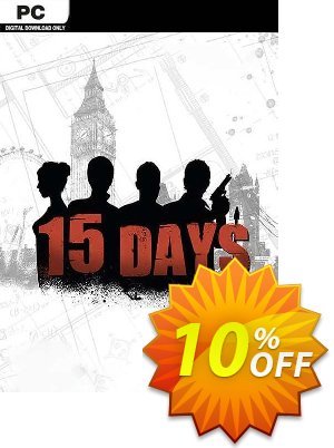 15 Days PC 優惠券，折扣碼 15 Days PC Deal，促銷代碼: 15 Days PC Exclusive offer 