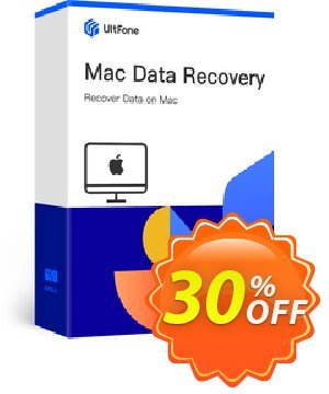 Get UltFone Mac Data Recovery - 1 Year/Unlimited Macs 30% OFF coupon code