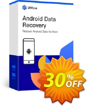 Get UltFone Android Data Recovery (Windows Version) - 1 Month/5 Devices 30% OFF coupon code