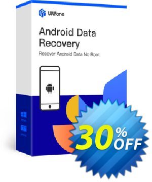 Get UltFone Android Data Recovery (Windows Version) - Lifetime/5 Devices 30% OFF coupon code