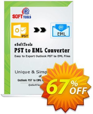 eSoftTools PST to EML Converter - Corporate License Coupon, discount Coupon code eSoftTools PST to EML Converter - Corporate License. Promotion: eSoftTools PST to EML Converter - Corporate License offer from eSoftTools Software
