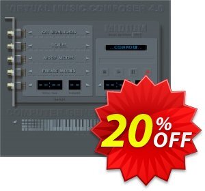 Virtual Music Composer (Midium)割引コード・Virtual Music Composer - Midium Special discounts code 2024 キャンペーン:Special discounts code of Virtual Music Composer - Midium 2024