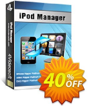 4Videosoft iPod Manager割引コード・4Videosoft iPod Manager dreaded discounts code 2024 キャンペーン:dreaded discounts code of 4Videosoft iPod Manager 2024