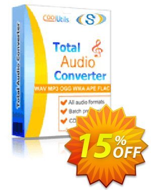 Coolutils Total Audio Converter 優惠券，折扣碼 30% OFF JoyceSoft，促銷代碼: 