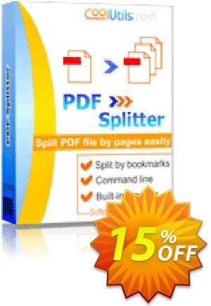 Coolutils PDF Splitter discount coupon 30% OFF JoyceSoft - 