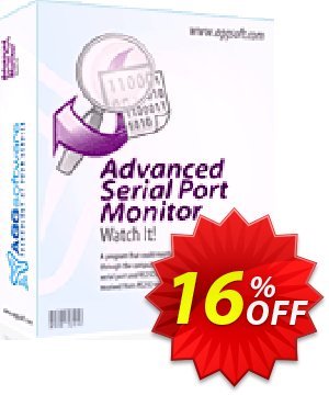 Aggsoft Advanced Serial Port Monitor discount coupon Promotion code Advanced Serial Port Monitor - Offer discount for Advanced Serial Port Monitor special at iVoicesoft