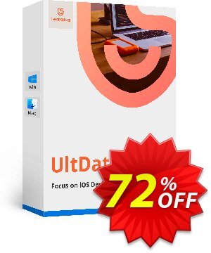 Tenorshare UltData offering sales %50 OFF-Any Data Recovery Pro. Promotion: Tenorshare Data Recovery Pro coupon