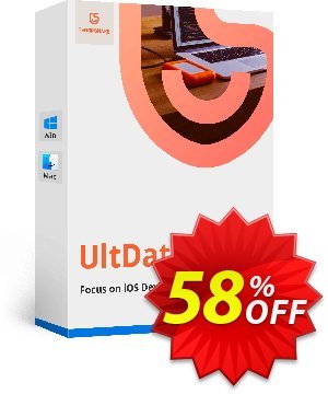 Get Tenorshare UltData for iOS (Unlimited License) 58% OFF coupon code
