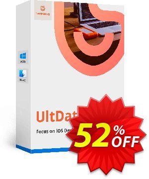 Get Tenorshare UltData for iOS (1 month License) 52% OFF coupon code