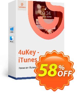 Tenorshare 4uKey iTunes Backup (1 month License) Coupon, discount discount. Promotion: coupon code