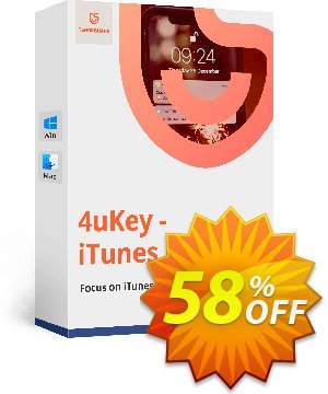 Tenorshare 4uKey iTunes Backup for Mac (1 Month License) 優惠券，折扣碼 discount，促銷代碼: coupon code