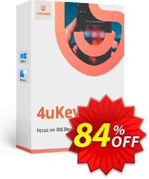 Tenorshare 4uKey for Mac (6-10 Devices) Coupon, discount 84% OFF Tenorshare 4uKey for Mac (6-10 Devices), verified. Promotion: Stunning promo code of Tenorshare 4uKey for Mac (6-10 Devices), tested & approved