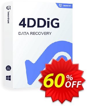 Get Tenorshare 4DDiG 60% OFF coupon code