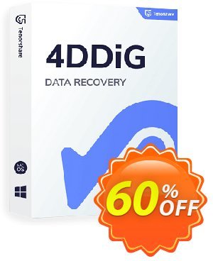 Tenorshare 4DDiG Windows Data Recovery (Lifetime License) 優惠券，折扣碼 60% OFF Tenorshare 4DDiG Windows Data Recovery (Lifetime License), verified，促銷代碼: Stunning promo code of Tenorshare 4DDiG Windows Data Recovery (Lifetime License), tested & approved