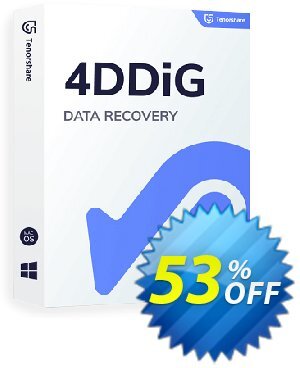 Tenorshare 4DDiG Mac Data Recovery (1 Year License) Coupon, discount 60% OFF Tenorshare 4DDiG, verified. Promotion: Stunning promo code of Tenorshare 4DDiG, tested & approved