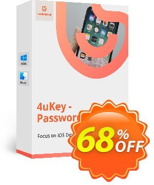 Tenorshare 4uKey Password Manager (1 Year License) Coupon, discount 68% OFF Tenorshare 4uKey Password Manager (1 Year License), verified. Promotion: Stunning promo code of Tenorshare 4uKey Password Manager (1 Year License), tested & approved