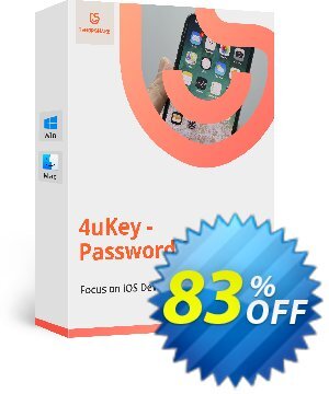 Tenorshare 4uKey Password Manager for MAC 프로모션 코드 83% OFF Tenorshare 4uKey Password Manager for MAC, verified 프로모션: Stunning promo code of Tenorshare 4uKey Password Manager for MAC, tested & approved