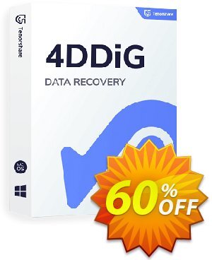 Tenorshare 4DDiG Windows Data Recovery (1 Year License) offering sales 60% OFF Tenorshare 4DDiG Windows Data Recovery (1 Year License), verified. Promotion: Stunning promo code of Tenorshare 4DDiG Windows Data Recovery (1 Year License), tested & approved