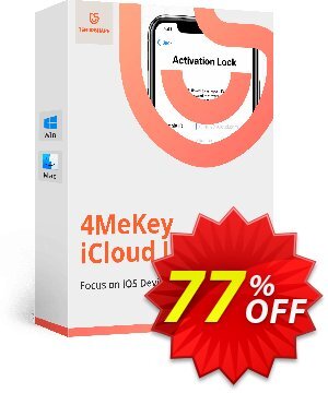 Tenorshare 4MeKey Coupon, discount 77% OFF Tenorshare 4MeKey, verified. Promotion: Stunning promo code of Tenorshare 4MeKey, tested & approved