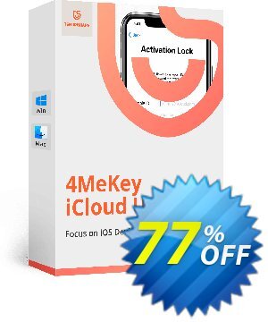 Tenorshare 4MeKey (1 Month License) Coupon discount 77% OFF Tenorshare 4MeKey (1 Month License), verified