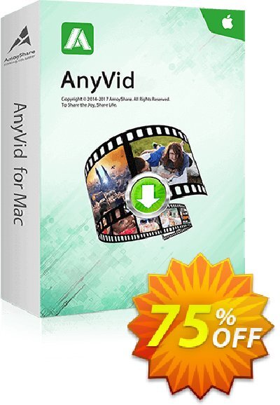75 Off Anyvid For Mac Lifetime 5 Pcs Coupon Code May 2023