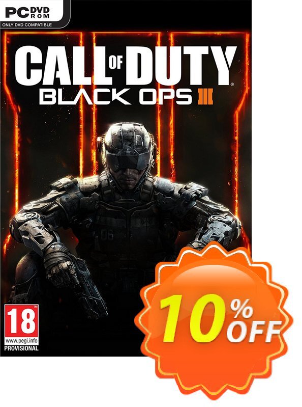 [10 OFF] Call of Duty (COD) Black Ops III 3 (PC) Coupon code, Mar
