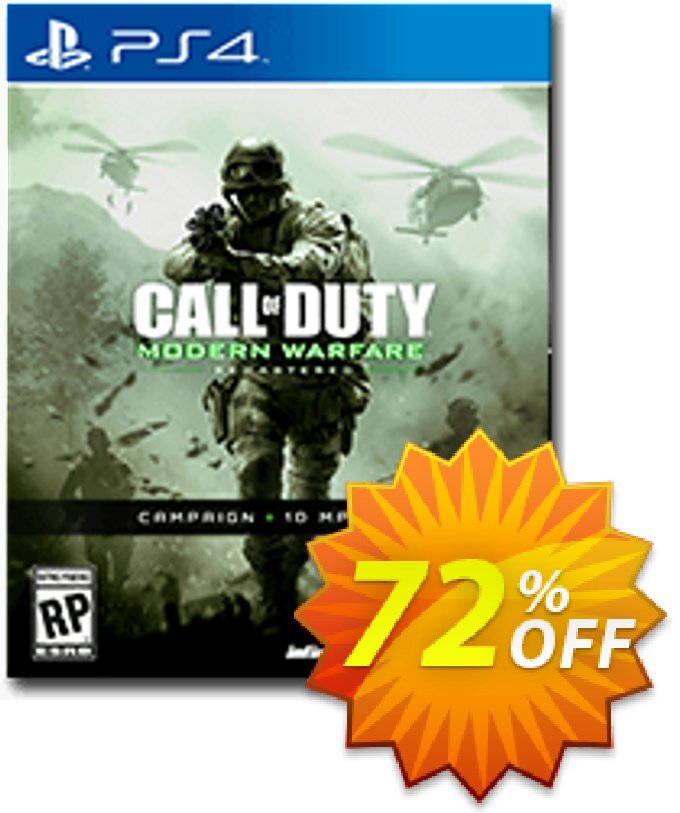 butik Misvisende Ringlet 72% OFF] Call of Duty (COD) Modern Warfare Remastered PS4 - Digital Code  Coupon code, Aug 2023 - iVoicesoft