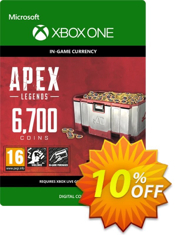 [10% OFF] Apex Legends 6700 Coins Xbox One Coupon code, Oct 2023 ...