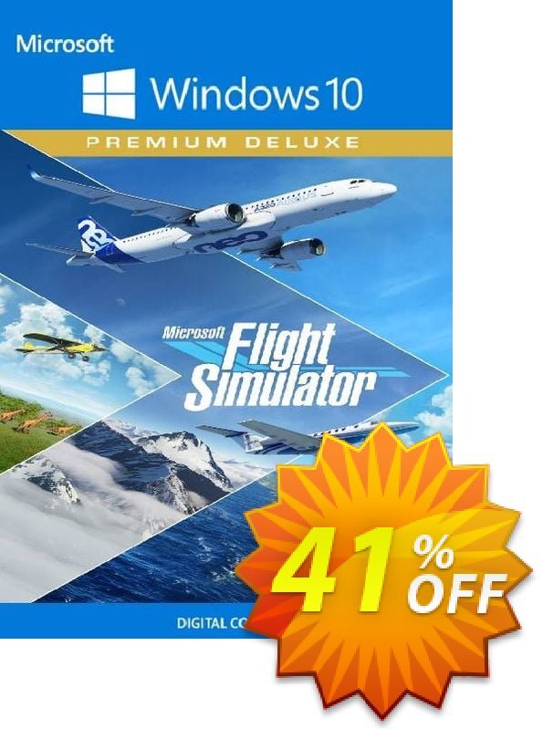  41 OFF Microsoft Flight Simulator Premium Deluxe Windows 10 PC Coupon Code Sep 2023 