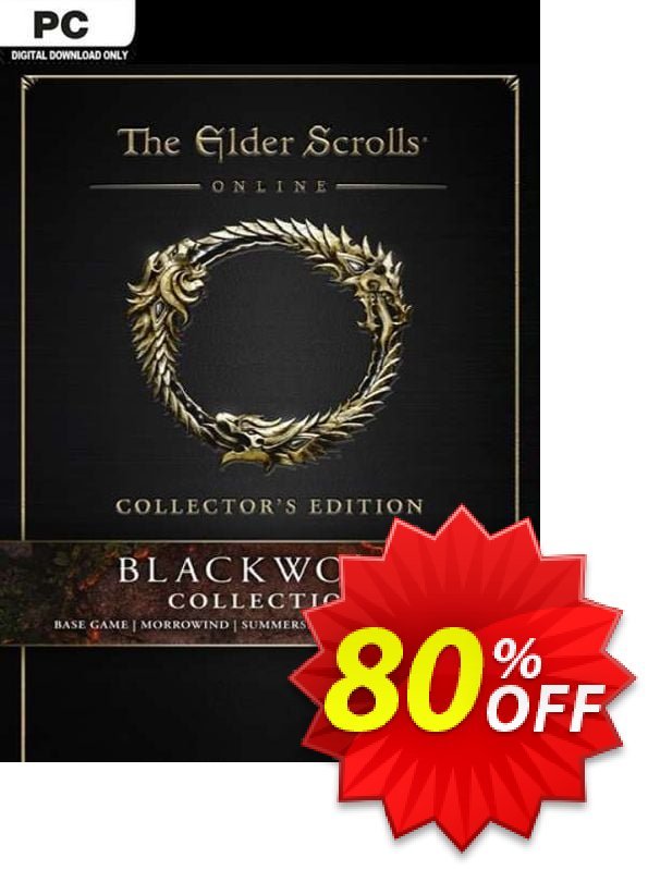 [80 OFF] The Elder Scrolls Online Blackwood Collector's Edition PC