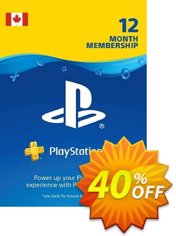 Sony PlayStation PS Plus 1 Year 12-Month Membership Card USA/Canada PS3 PS4  PS5 799366036944