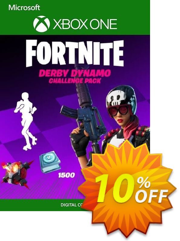 [10% OFF] Fortnite - Derby Dynamo Challenge Pack Xbox One (UK) Coupon ...